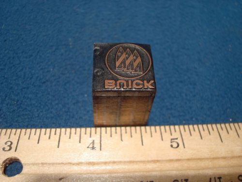 Buick Logo Printers Block Letter Press