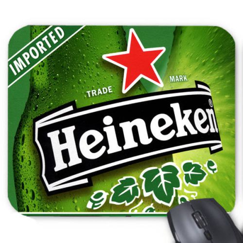Heineken Beer Art Design Logo Band Mouse Pad Mousepad Mats Hot Gaming Game