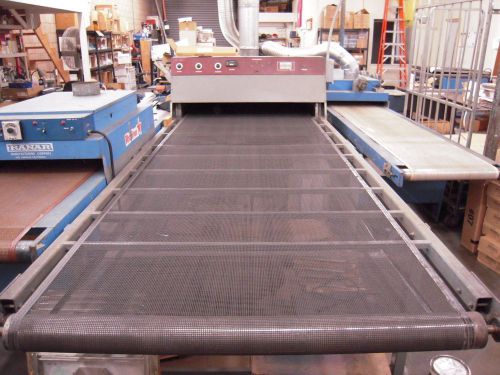 National Electrical Screen Printing Conveyor Dryer Model - N4819  48&#034; x 25 ft.