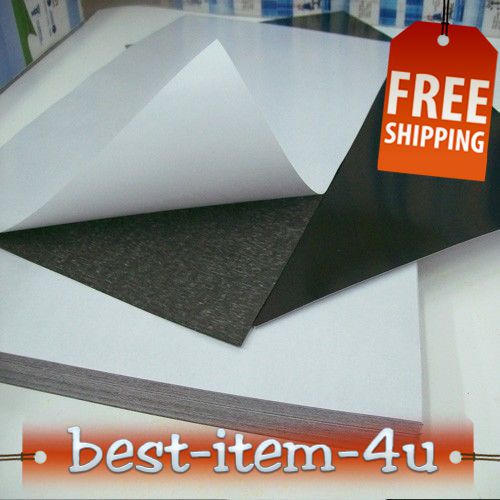 25 Flexible Adhesive Magnet Paper A4 Sheets For Custom Magnetic Business Cards