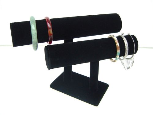 Double t-bar display for jewelry bangle/bracelet/watch 7.5&#034;h x 10.5&#034;w jd002c01 for sale