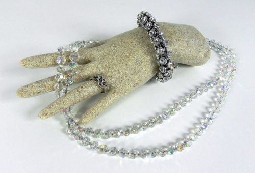 Hand Bracelet Ring Jewelry Display Figurine Figure NEW Marble finish look