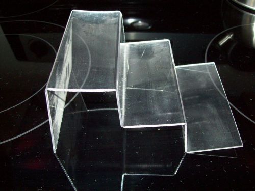 3 TIER CLEAR ACRYLIC DISPLAY STAND