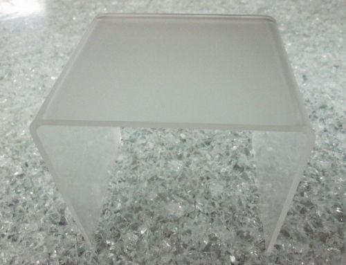 Quantity 100 Frosted Acrylic Risers P95  1/8&#034; 1&#034; x 1&#034; x1&#034;