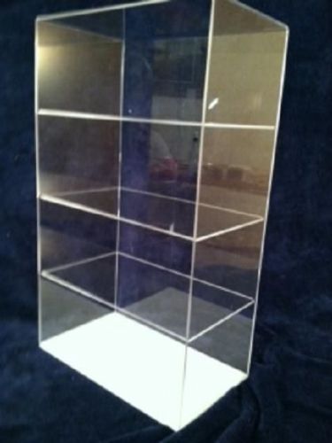 Acrylic display case countertop 12 x 7 x 20.5 (different shelf spacing) e-liquid for sale