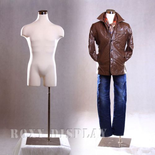 Male Mannequin Manequin Manikin Dress Form #33MLEG01+BS-05