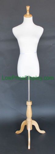 New! size 4 female dress form,mannequin,torso body form chain neck w/base b07 for sale