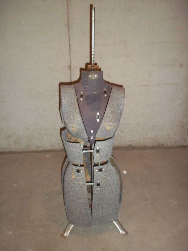 Vintage Adjustable Dress Form Mannequin Sewing Pedestal