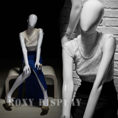 Fiberglass Female Display Mannequin Manikin Manequin Dummy Dress Form MZ-OZIW1