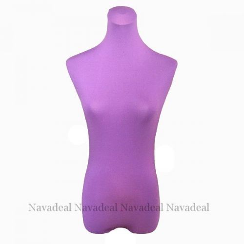New Purple Superb Stretched Dress Form Mannequin Cover Model Dummy Top Cover