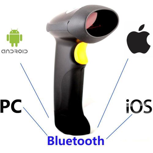Laser USB wireless Bluetooth Barcode Scanner For iOS, Android iOS Microsoft New
