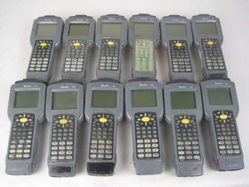 Lot 5 intermec 2415 pc24-11-fc/r handheld laser wireless barcode scanner 55 key for sale
