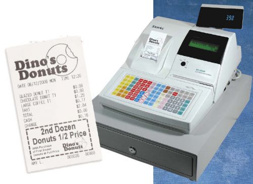 Sam4s er-390m cash register with thermal printer (new) for sale