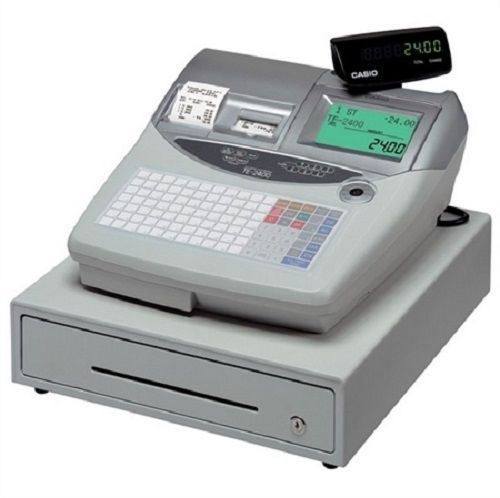 Casio te 2400 cash register casio te-2400 for sale