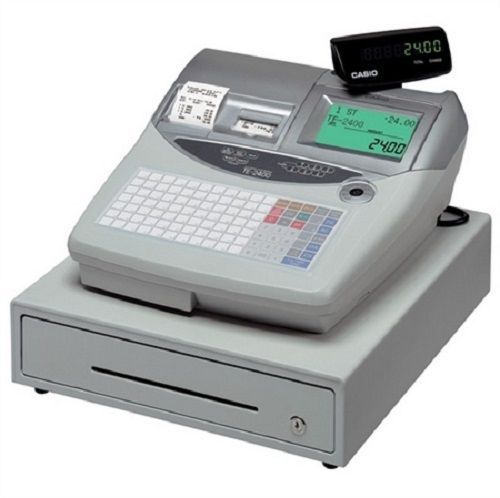 Casio TE 2400 Cash Register casio te-2400