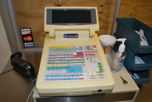 panasonic JS-550WS 3 cash register system cash drawer printer
