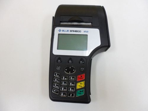 wireless mobile credit card machine Blue bamboo H50