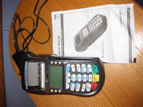 Wireless Credit Card Terminal/ Hypercom Optimum M4230