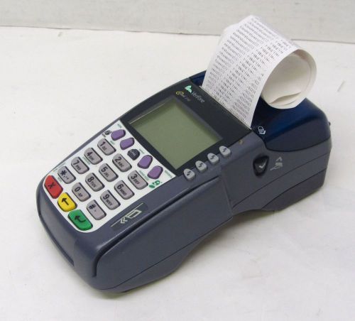 Verifone omni 3740 pos debit credit card terminal tested 53008 for sale