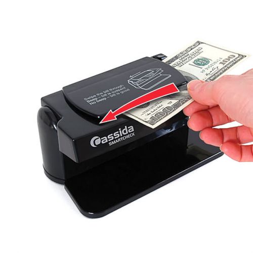 Portable SmartCheck UV Bills Money Credit Card Detector With Swipe Technology