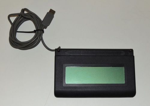 Topaz T-LBK462-HSB signature pad TLBK462HSB reader 1x5 LCD backlit no pen