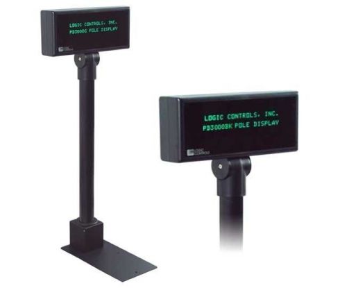 Logic controls pd3400-bk customer display for sale