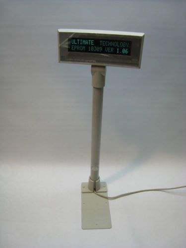 Used Diebold Ultimate Techology Corp PD1100XL-S 2-Line POS Pole Display &amp; Stand