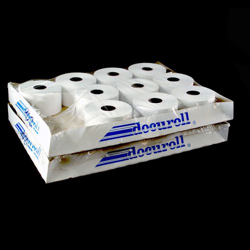 Docuroll lot of 22 white bond register calculator paper rolls 1 1/2” wide for sale