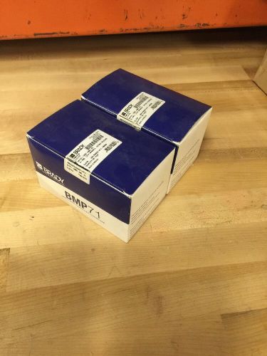 2 Boxes Brady BMP71 Clear M71C-1000-595-CL 595 Tape Replaces Old 580 New