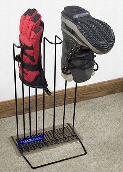 Rackems Boot and Glove Drying Rack in Black - 1 Pair of Boots/1 Pair of Gloves