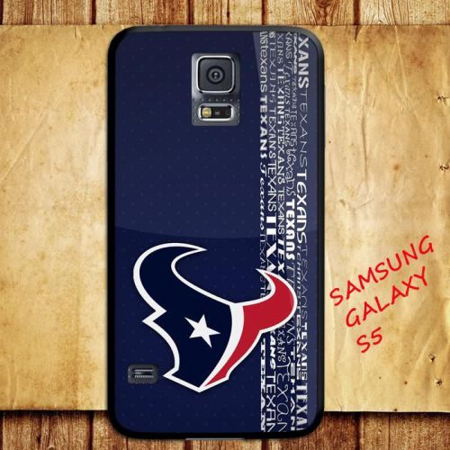 iPhone and Samsung Galaxy - Houston Texans Rugby Team Logo Cover - Case