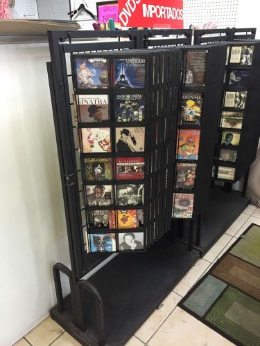Cd/dvd rack for store with key for sale
