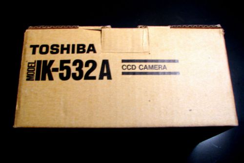 NEW TOSHIBA IK-532A CCD CAMERA COMPUTAR 3.6MM TV LENS VIDEO SECURITY