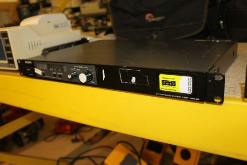 Sony uhf synthesized diversity receiver wrr-820a wireless microphone for sale