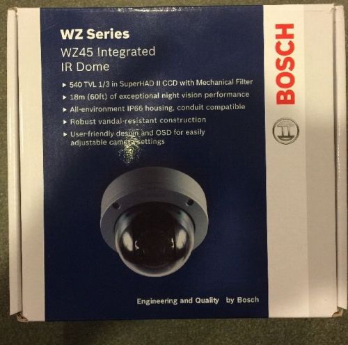 New BOSCH WZ Series WZ45 Intergrated IR Dome NEW IN BOX