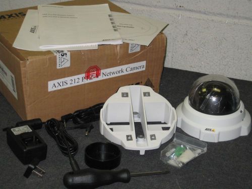 Axis full overview power over ethernet poe network security camera 212 ptz-v new for sale