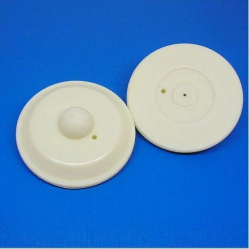 500 BRAND NEW CHECKPOINT RF(8.2 MHz) COMPATIBLE 3D MINI ROUND HARD TAGS