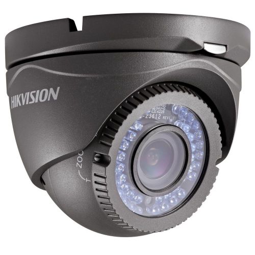 Hikvision ds-2ce55a2p-vfir3 700tvl zoom lens eyeball dome cctv camera grey for sale