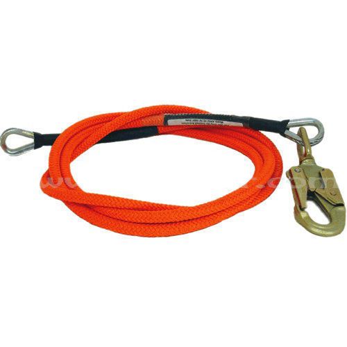 Tree climbers flipline,climb right 5/8&#034; x 15&#039; high visibility steel-core for sale