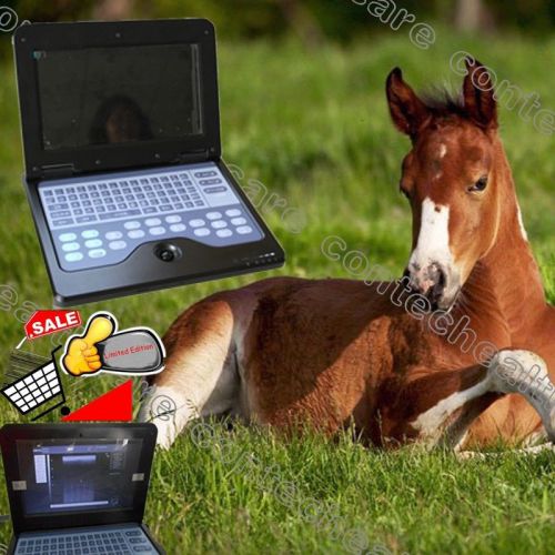 Veterinary laptop Style Ultrasound Scanner,B-ultrasound+Rectal probe,2y warranty