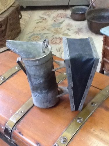Antique bee hive smoker bellows original condition it works!