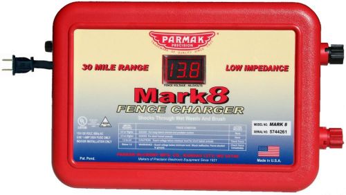 Parmak multi-power mark 8 electric fence charger / fencer 30 mile for sale