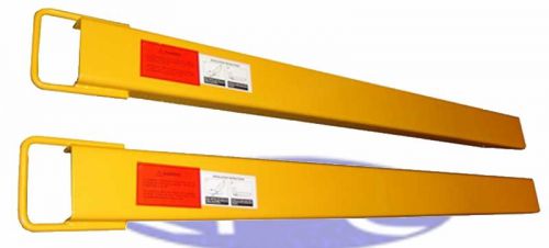 Slip on forklift extension tines, heavy duty forklift slippers 1525 x 102mm for sale