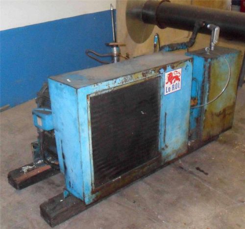 Le roi dresser air compressor  25ss  sn: 4011x104  w/ ge 25hp motor  284t frame for sale