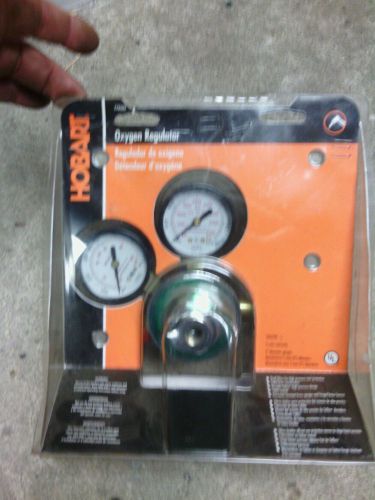 Hobart 770503 cga-540 medium duty oxygen regulator and gauges - new! for sale