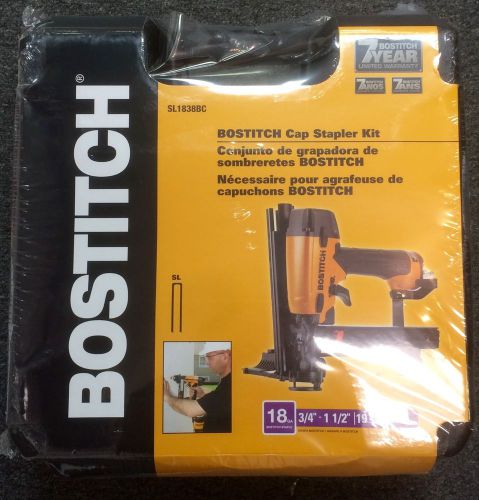 Bostitch sl1838bc cap air stapler tool set - brand new! for sale
