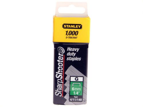 1000 x 14mm STANLEY HEAVY DUTY STAPLES 1-TRA709T (TYPE 4/11/140) - 0-TRA709T