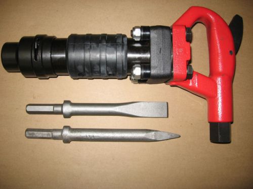 Pneumatic air 4 bolt chipping hammer ch2rhx + 2 bits for sale
