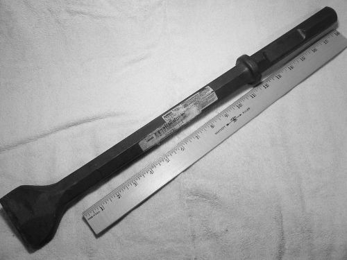 Dewalt #5961jack hammer drill chisel bit  3&#034; wide blade x 1-1/8&#034; hex 20&#034; long for sale