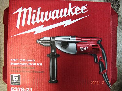 Milwaukee 1/2&#034; Hammer Drill 5378-21 NEW!